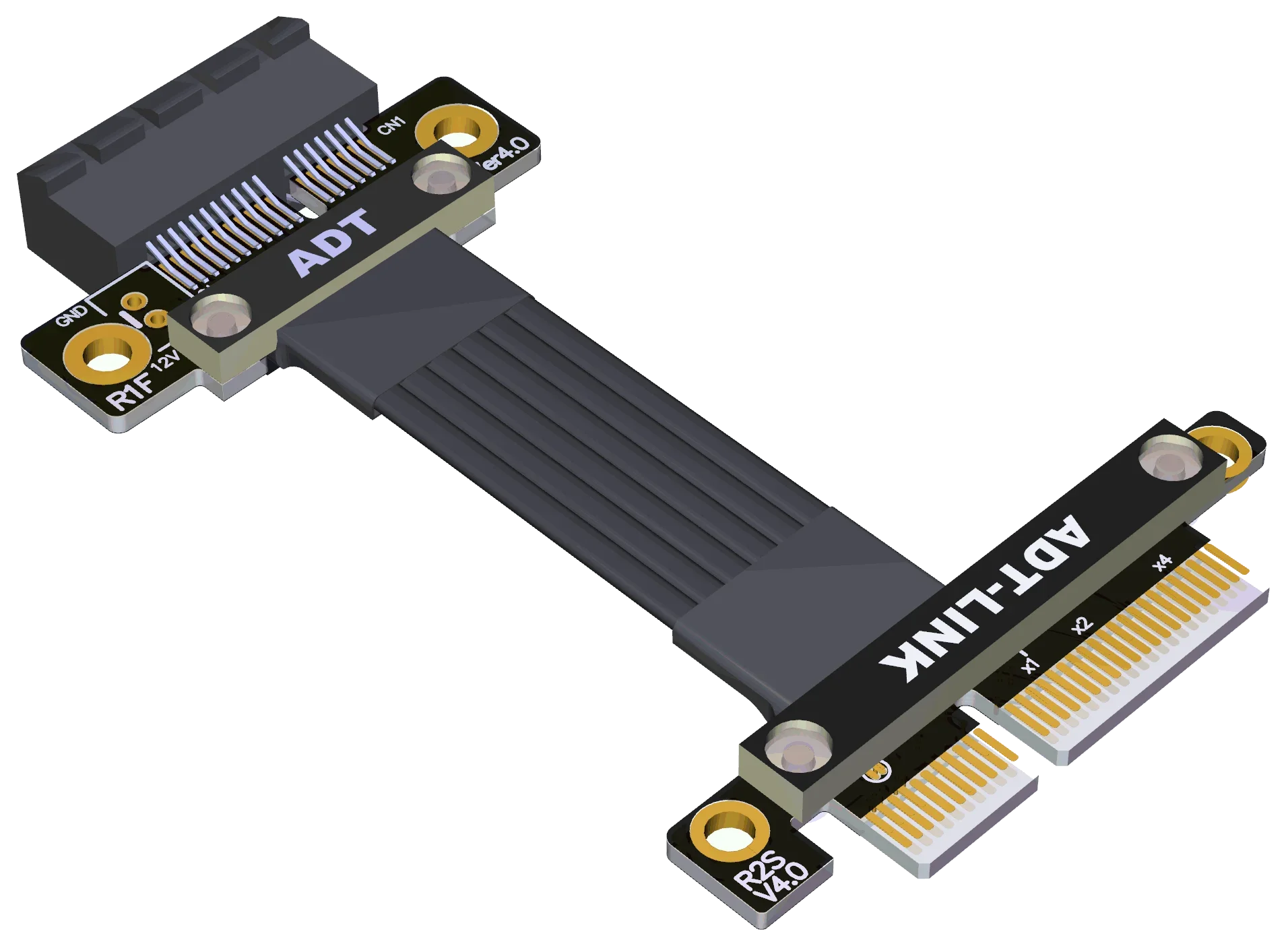 Riser PCI-E 3.0 X4-X1 PCIe Удлинительный Кабель-Перемычка PCI Express 4.0 1x 4x для Карты захвата Гигабитной Беспроводной Локальной сети, Аудиокарты USB