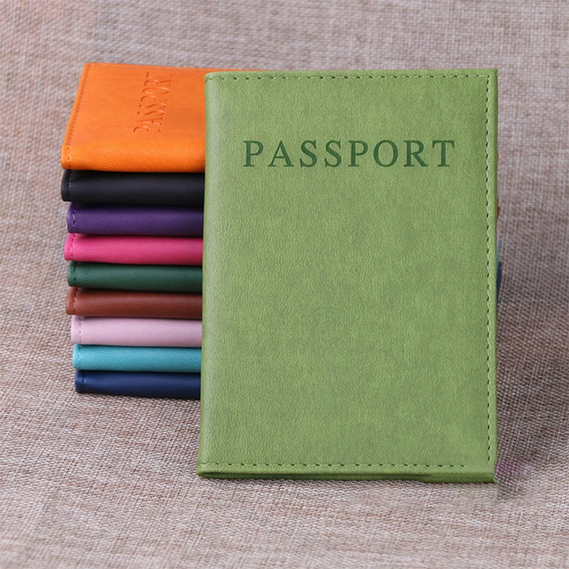 1 шт. Обложки для паспорта из искусственной кожи, держатель для паспорта, обложка для документов, удостоверение личности, держатель для паспорта, аксессуары для фитнеса и путешествий