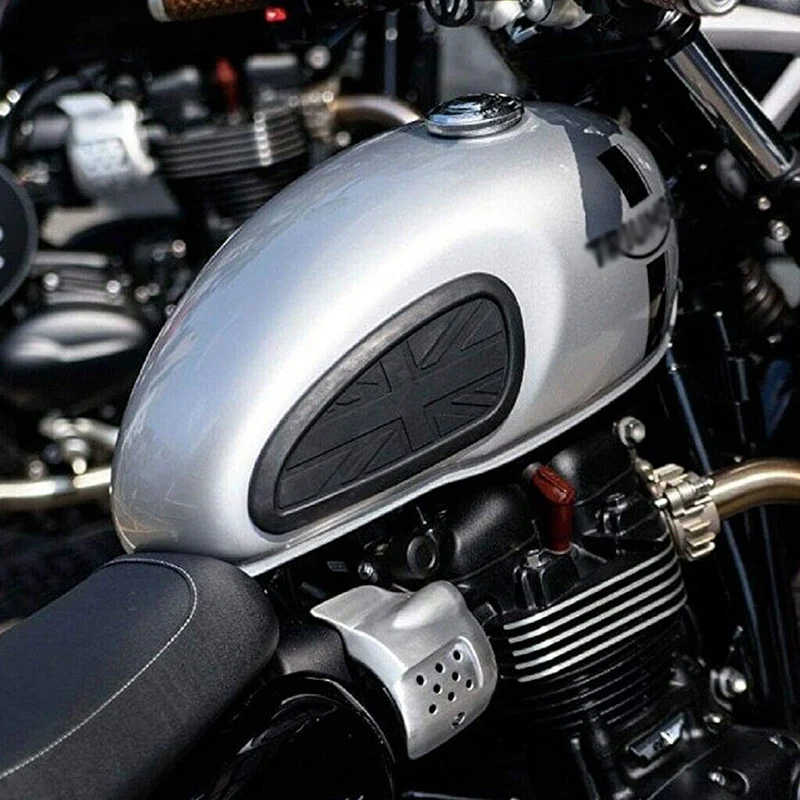 Универсальная Ретро накладка для бака мотоцикла Наклейка на топливный бак мотоцикла для Triumph Bonneville T100/T120