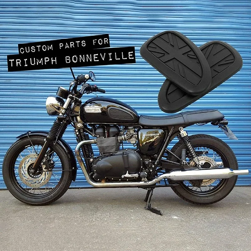 Универсальная Ретро накладка для бака мотоцикла Наклейка на топливный бак мотоцикла для Triumph Bonneville T100/T120