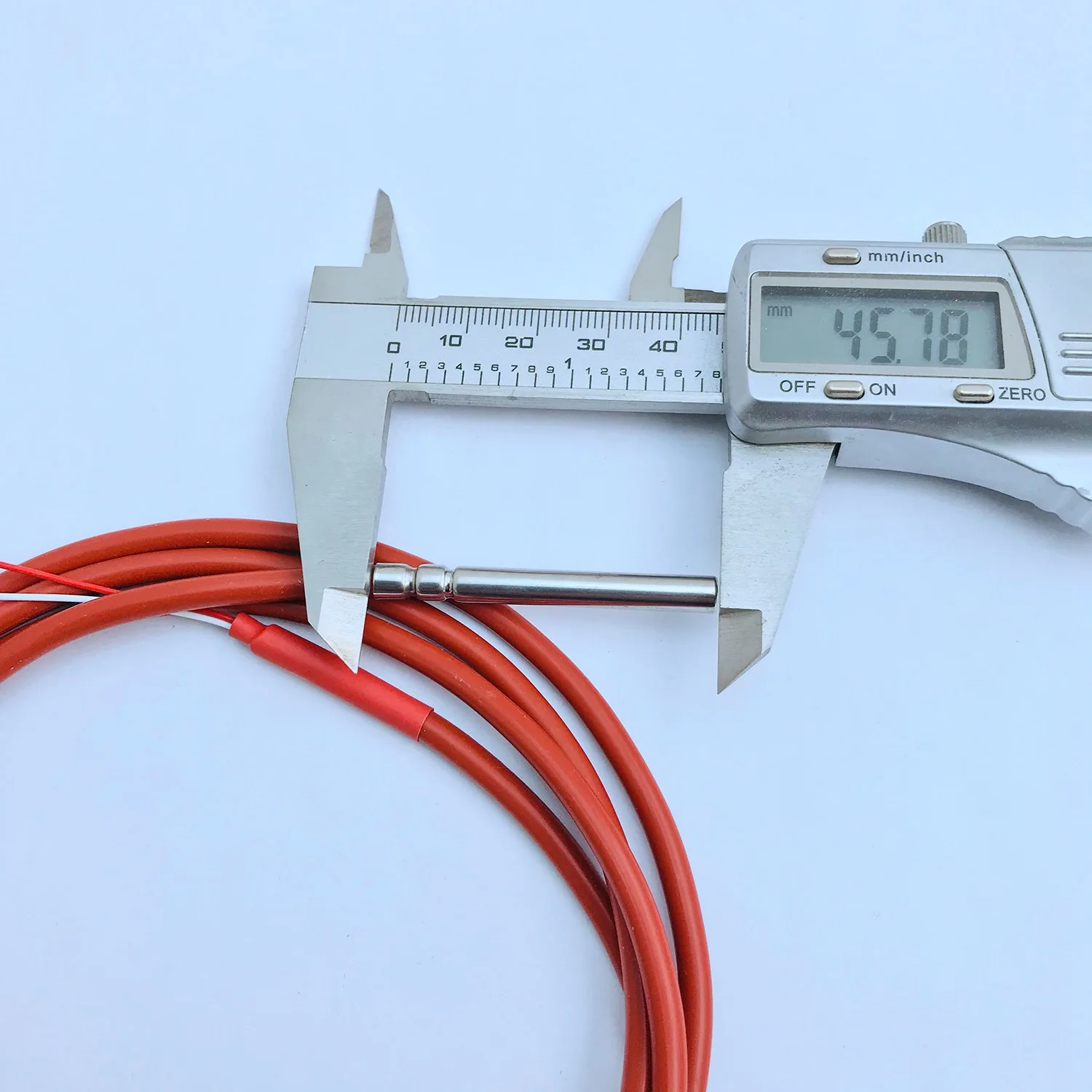 2-проводной датчик температуры PT1000, термистор, покрытый силиконовым гелем, 1,5-метровый зонд 45 мм x 5 мм -50-180 градусов по Цельсию RTDs