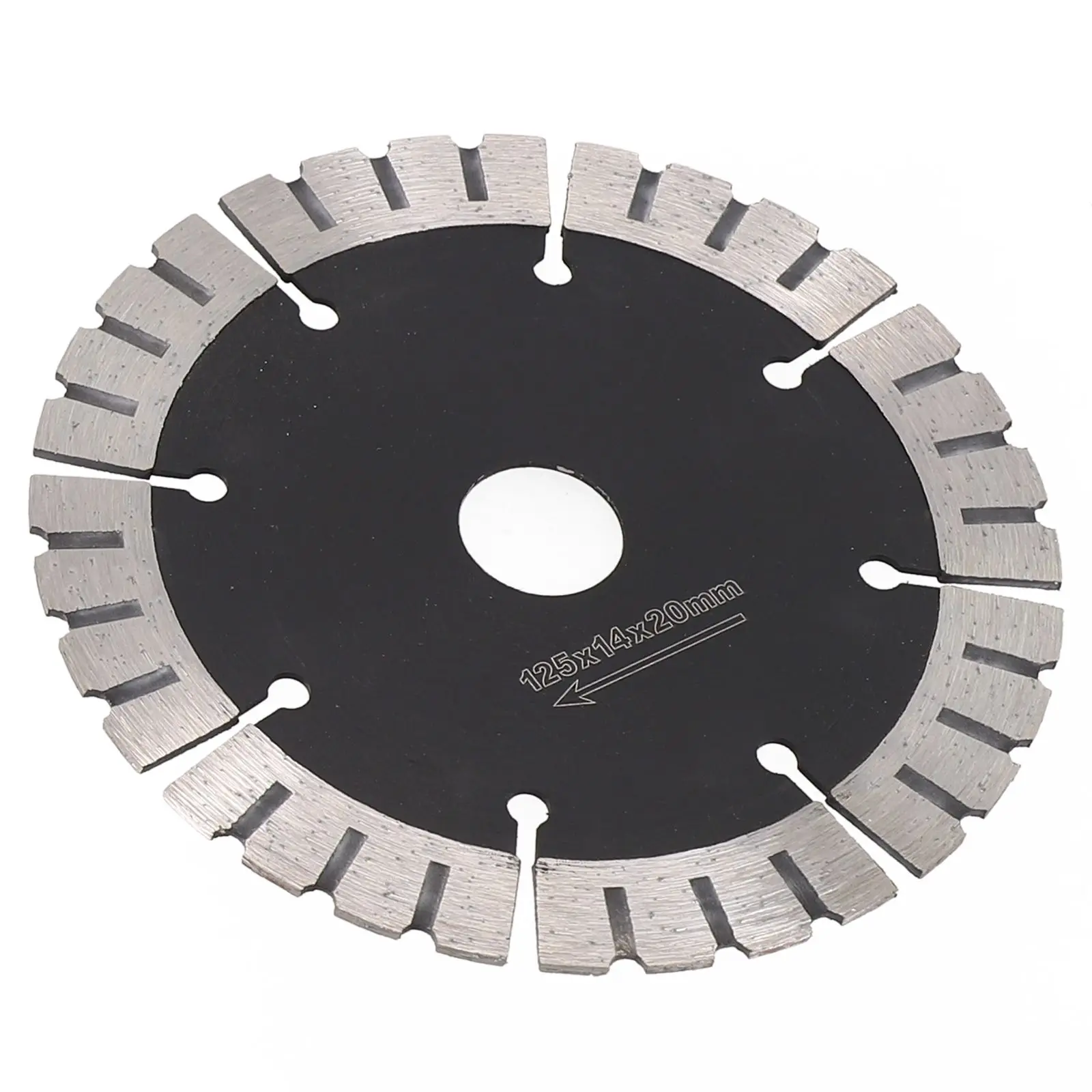 Алмазный Отрезной диск С Сегментным Пильным диском диаметром 125 мм 20 мм Для резки бетона Мрамора Керамики Угловая Шлифовальная машина Аксессуары для инструментов