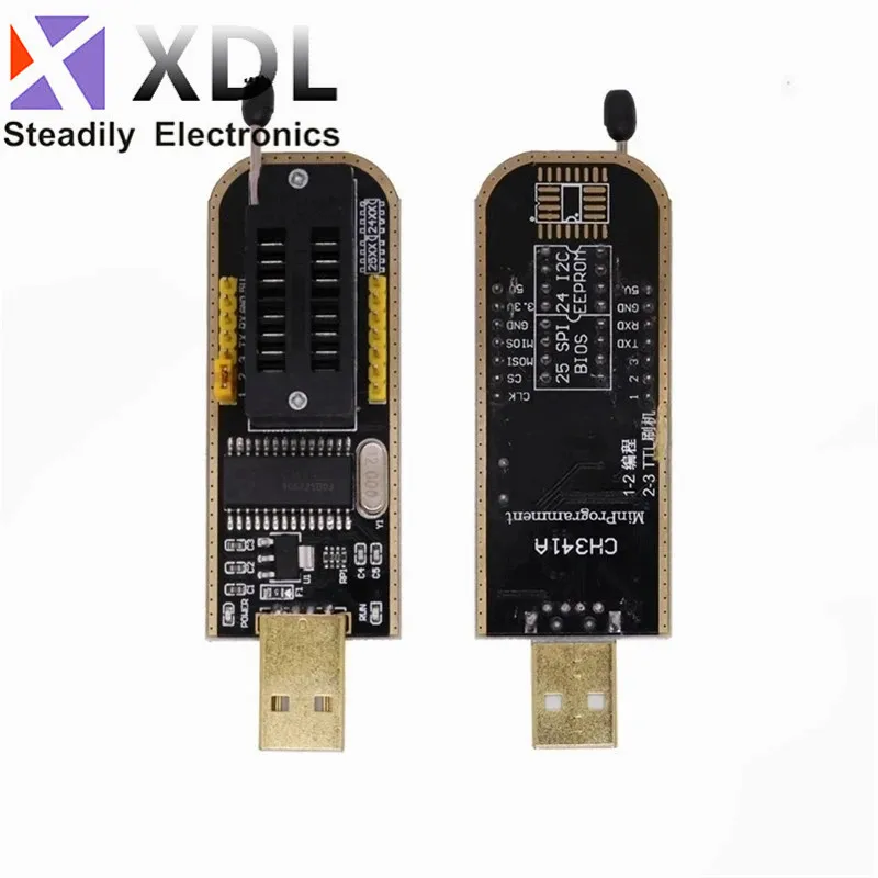 1шт CH341A 24 25 Серии EEPROM Flash BIOS USB Программатор Модуль + SOIC8 SOP8 Тестовый Зажим Для EEPROM 93CXX/25CXX/24CXX