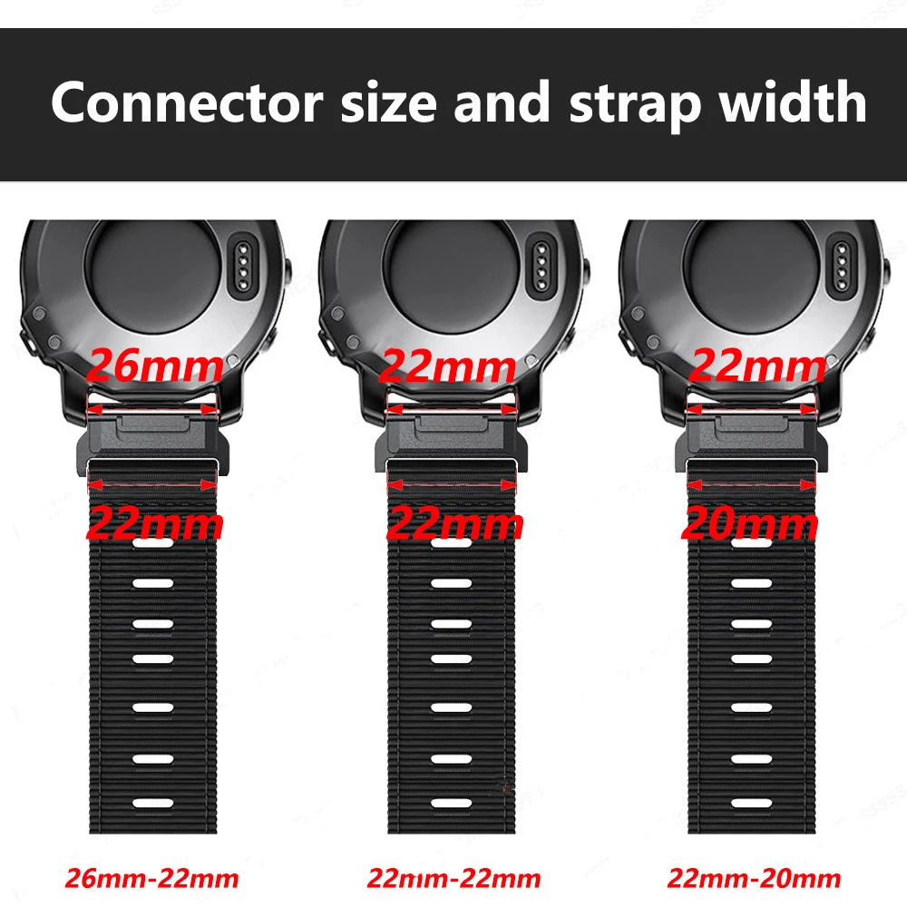 1 пара Металлических Адаптеров для Часов Garmin Разъем для Garmin Fenix 7X 6x Pro 7x 5 6 Адаптеры для Ремешка для часов 22 мм 26 мм Аксессуары Для Часов