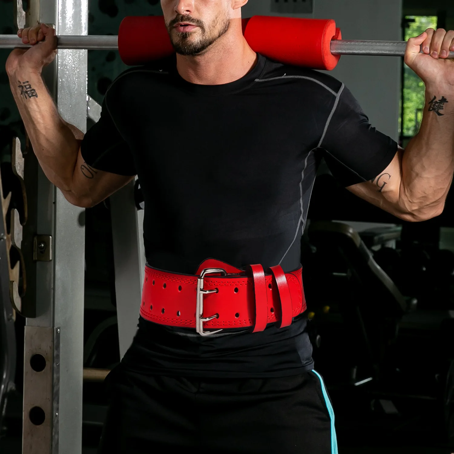 Пояс для тяжелой атлетики в тренажерном зале для занятий фитнесом, кожаный пояс для поднятия тяжестей