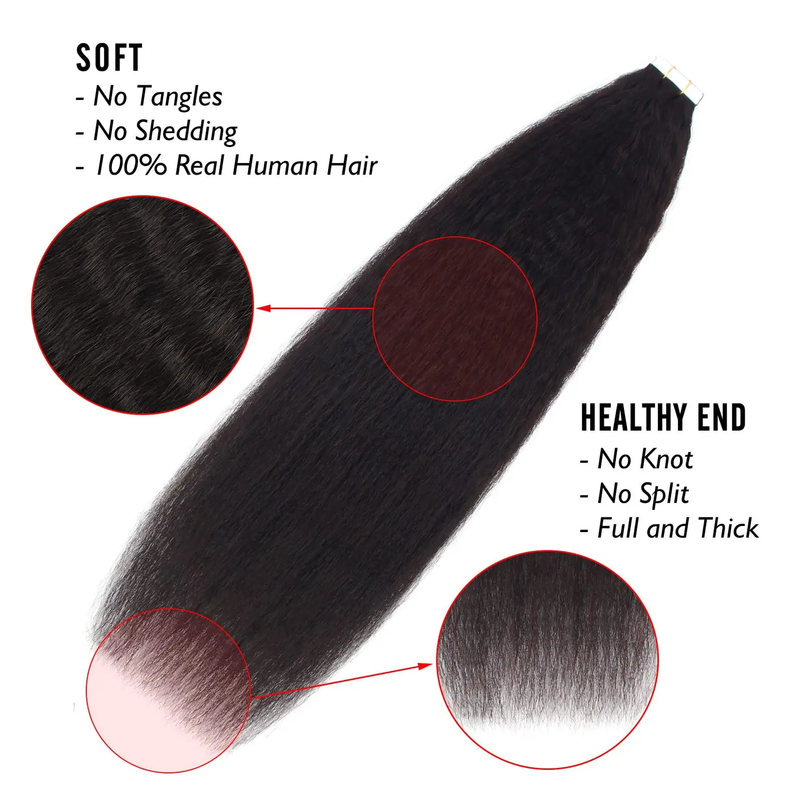 Кудрявая прямая лента для наращивания волос, лента для утка кожи головы, наращивание человеческих волос, невидимые Бразильские натуральные волосы 16-24 дюйма