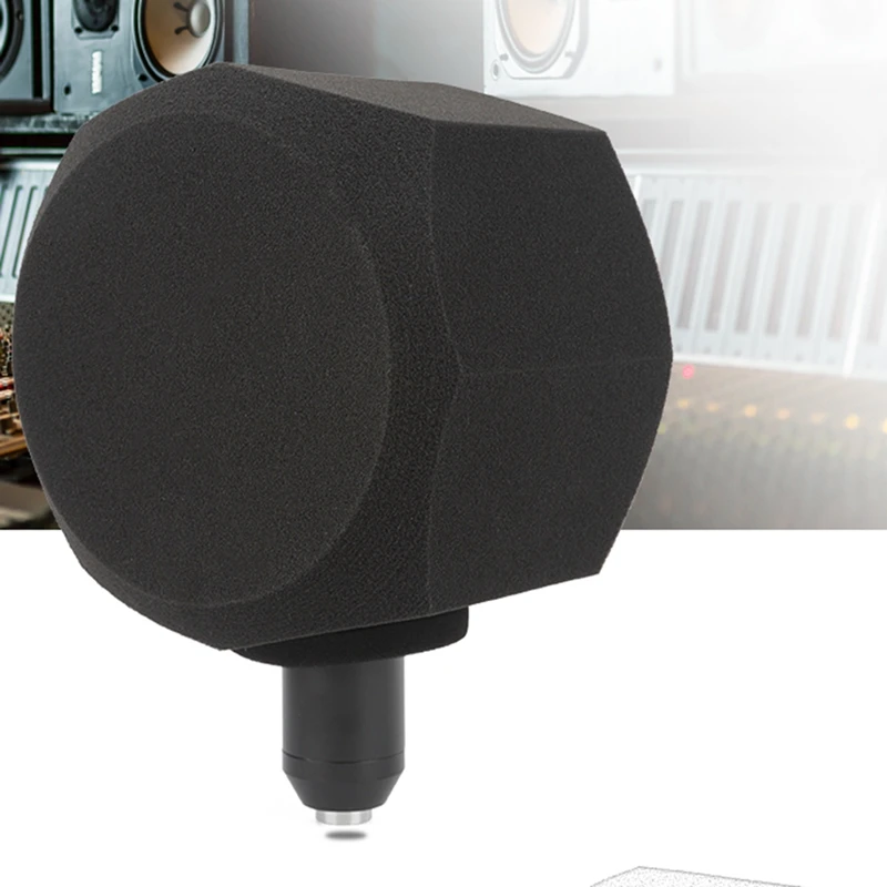 Экран микрофона ABGZ-F2 Губчатый акустический фильтр Ветрозащитный экран для фильтрации вокала Звуконепроницаемый фильтр записи Ветрозащитный экран