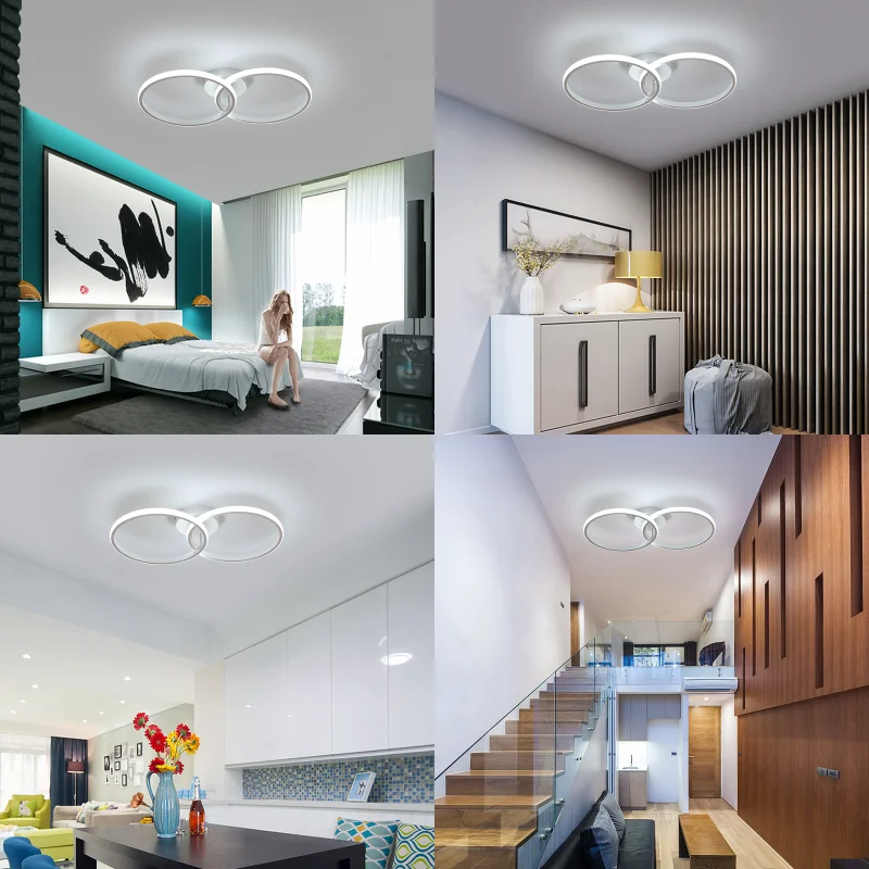 Круглый поперечный потолочный светильник LED 29 Вт подходит для спальни гостиной кабинета офиса ресторана отеля бара кафе