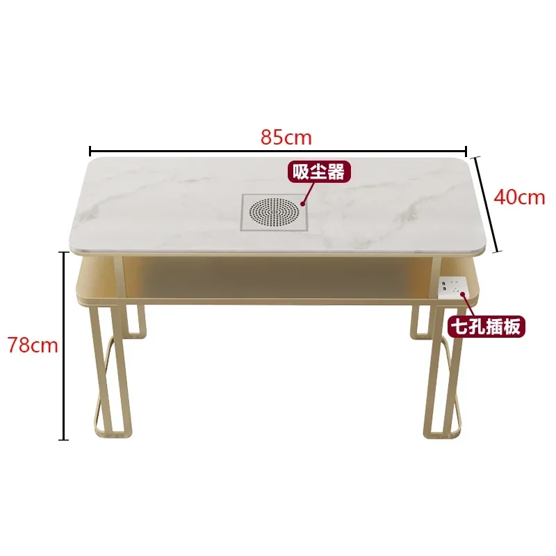 Большой портативный маникюрный стол Профессиональный Современный дизайнерский стол для маникюра Пылесборник для ногтей Мебель для салона красоты Tafel MQ50NT