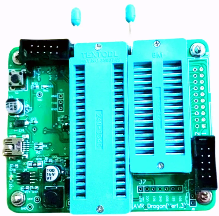 Высоковольтный программатор ATSTK600 AVR Замена горелки ISP MKII, плата обновления STk500