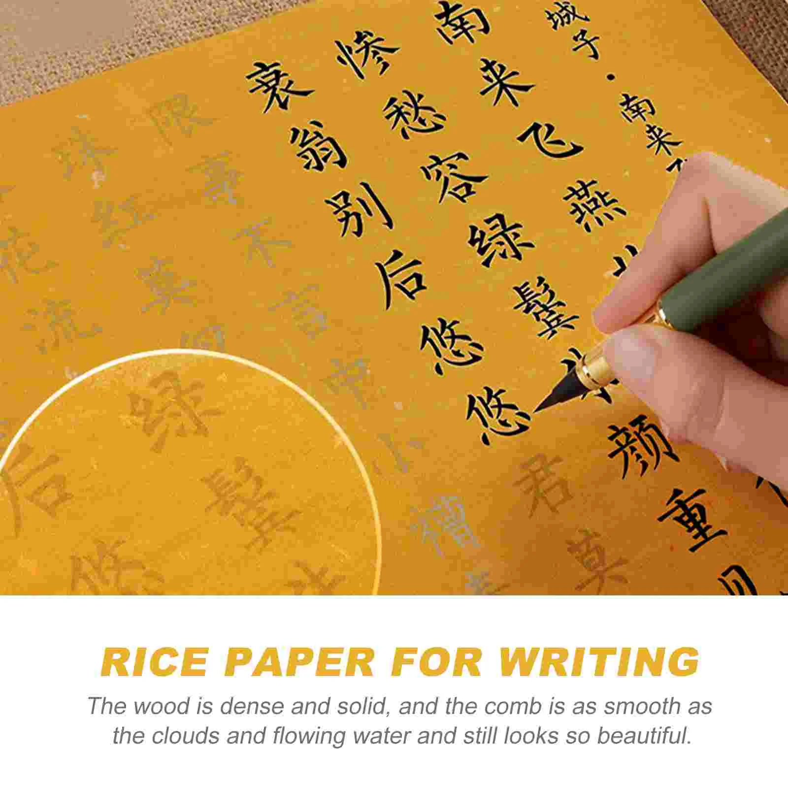 Посыпать Золотом Рисовую бумагу Традиционным Рисунком Японской Письменности Суми Сюань Живопись