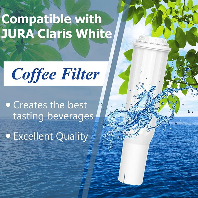 Комплект из 3 предметов, Фильтрующий Картридж Для Jura Claris White, Фильтр Для Кофейной Воды Для Полностью Автоматических Кофемашин Jura Impressa E8
