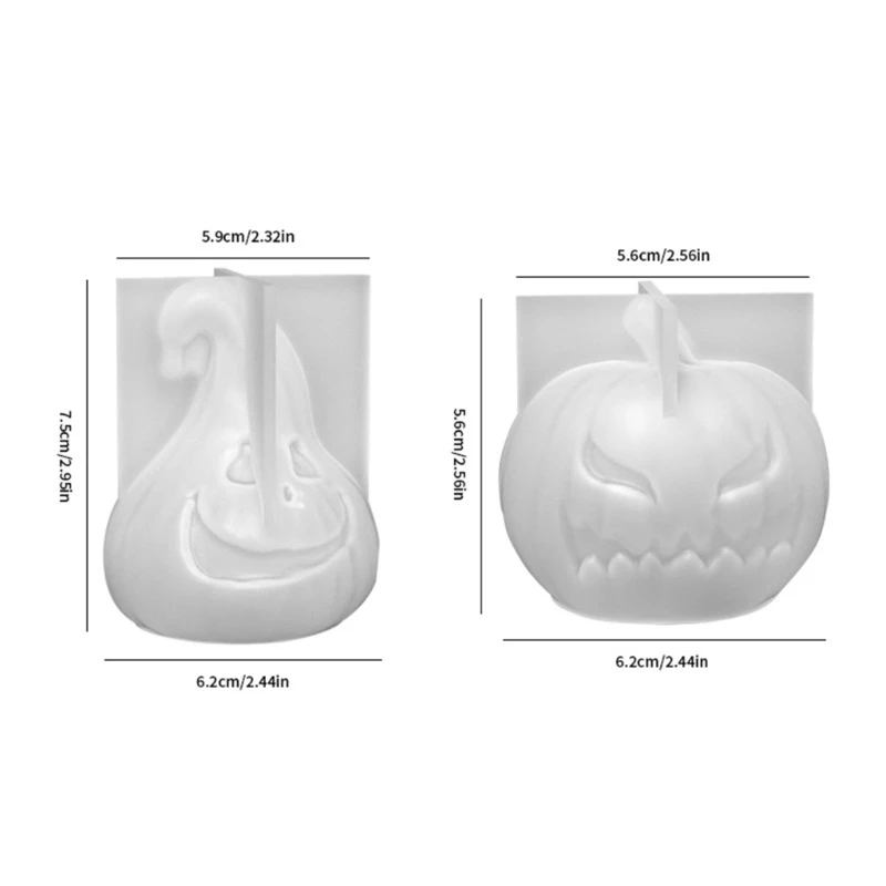 Силиконовые формы для ароматических свечей Angry Pumpkin Halloween Aromatherapys Эпоксидная форма K92A