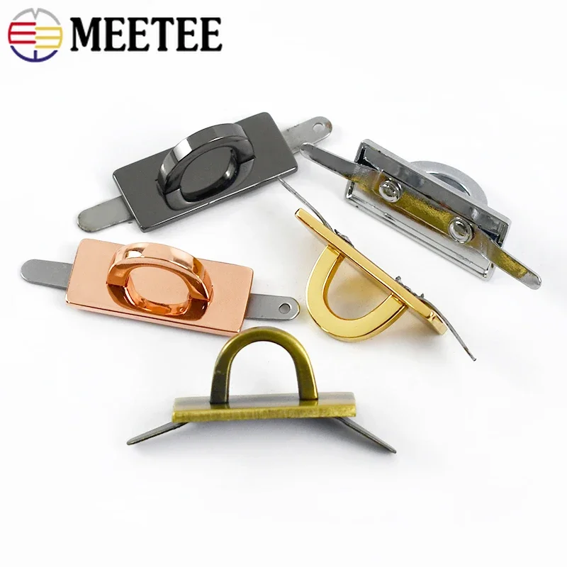 2/4 / 10шт Металлические D-образные кольца Meetee 10 мм, Соединительные пряжки для сумок, Арочный мост с винтами, крючки для вешалок для сумок, аксессуары для оборудования