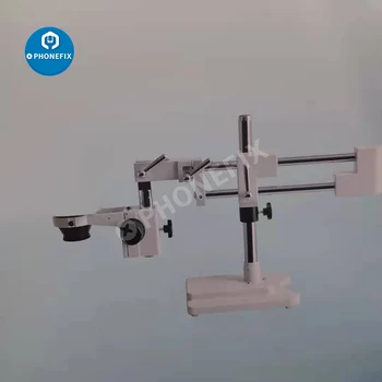 Основание Подставки Для Микроскопа с Двойной Стрелой диаметром 76 мм, Шарнирная Стойка, Зажимной Кронштейн Для Стереобинокулярного Trinocular Microscopio