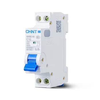 Мини-Автоматический выключатель типа CHINT 1P + N C NXBE-40 10A - 40A High Quality Protection House MCB