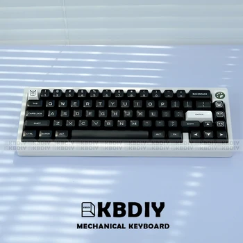 KBDiy GMK WOB Black Keycap PBT Double Shot Keycaps SA Profile Key Caps Set ISO Введите 7U Пробел для Пользовательской Механической Клавиатуры