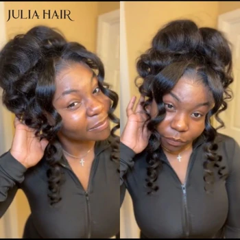 Julia Hair Доступный Реалистичный Парик С Кудрявыми Краями 4C 100% Здоровый Кудрявый Прямой Парик Из Человеческих Волос 13x4, Предварительно Выщипанный Для Начинающих