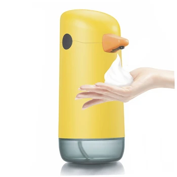 Бесконтактный Автоматический Дозатор Пены Для Мыла Children Yellow Duck Дозатор Жидкого Мыла Smart Sensor Дезинфицирующее Средство Для Рук Принадлежности Для Ванной Комнаты