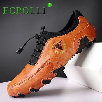 2023 Новые мужские туфли для гольфа Кожаные коричневые черные для тренировок по гольфу для мужчин, удобная спортивная обувь, мужские нескользящие кроссовки для гольфа, мужские большие размеры
