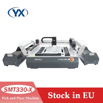 На складе в ЕС SMT330-X SMT Автоматическое Светодиодное SMD Оборудование Для Изготовления печатных Плат, Монтирующее Микросхемы, Небольшая Настольная Машина для Выбора и размещения