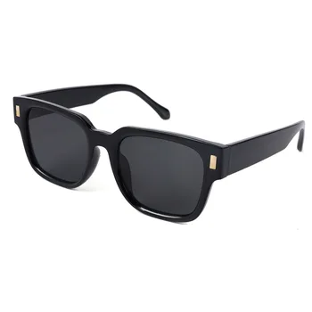 Летние Негабаритные Квадратные Солнцезащитные очки Женская мода Солнцезащитные очки В стиле Ретро Тонированные Очки UV400 Защищают Уличные Женские и мужские очки
