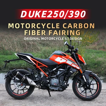 Используется для защиты и украшения мотоциклов KTM DUKE250 390 Комплекты Обтекателей из Углеродного волокна, Наклеиваемые на Область Масляного бака мотоцикла