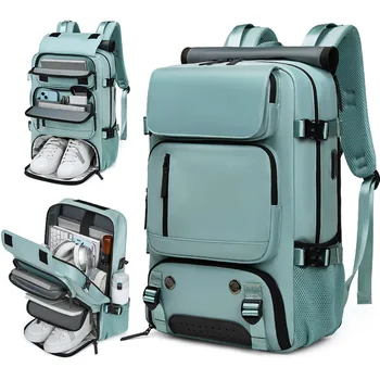 Женский рюкзак, сумка для ноутбука, USB-зарядка, Водонепроницаемый школьный рюкзак большой емкости, деловая сумка, дорожный рюкзак, школьные сумки