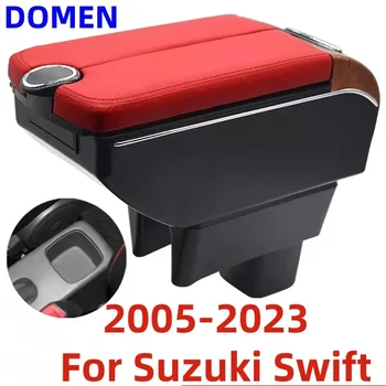 Новинка для Suzuki Swift, двойная открытая коробка для подлокотников, оригинальные заводские детали для модификации центральной коробки для подлокотников, зарядка через USB