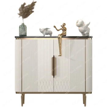Доступный шкаф для прихожей в роскошном стиле, современная минималистичная гостиная, прихожая, мраморный шкафчик, буфетный шкафчик