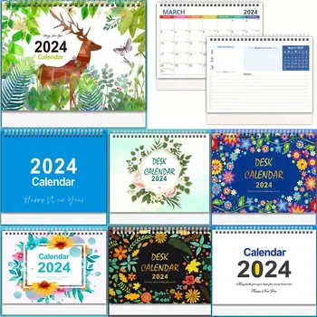 Креативный календарь на 2024 год, Ежедневное Декоративное расписание обратного отсчета на 365 дней, Бумажный календарь, планирование, упрощенный планировщик, настольный график