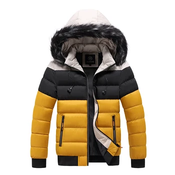 Мужская Зимняя Толстая Теплая куртка на подкладке Из искусственного Меха С Теплым Эффектом, Выдающееся Модное пальто, Многофункциональное пальто Разных размеров.