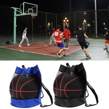 Спортивный баскетбольный рюкзак, сумка через плечо, сумка с баскетбольной сеткой, сумка для хранения волейбола, футбола, аксессуары для тренировок