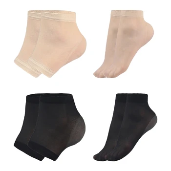 Увлажняющие носки для лечения трещин на пятках-Гелевые протекторы для пятки, гелевые носки