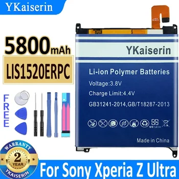 Для SONY Новый Аккумулятор LIS1520ERPC 5800 мАч Для SONY XL39h Xperia Z Ultra C6802 Togari L4 ZU C6833 Высокого Качества Baterie