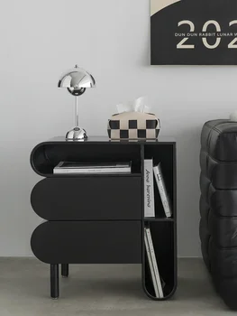 Прикроватный столик в Скандинавском Instagram-стиле, спальня, современный минималистичный Прикроватный Шкафчик для хранения, Шкафчик Сбоку, шкафчик