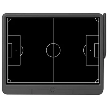 15-дюймовая портативная Футбольная тактическая доска, обучающий матч, спортивный Безбумажный ЖК-планшет для письма