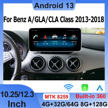 Цена по прейскуранту завода-изготовителя Android13 Мультимедиа Для Mercedes Benz A Class-W176 CLA-C117 GLA-X156 Автомобильный Видеоплеер GPS Навигация Bluetooth 4G