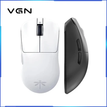 Vgn Беспроводная мышь Dragonfly F1 2.4g, проводная, двухрежимная, Легкий дизайн, Высокоэффективная Перезаряжаемая игровая мышь с низкой задержкой, подарок
