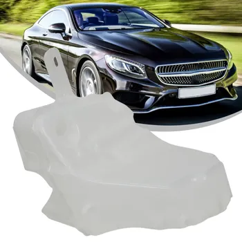 Резервуар для жидкости для омывателя лобового стекла для Mercedes Для Benz 98-05 ML320 ML430 ML55 Пластиковый белый с 3 отверстиями для замены бака объемом 7,6 л

