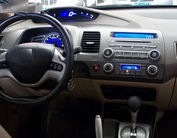 Для Honda CIVIC 2006-2011 Автомобильный радиоплеер Android 10 64 ГБ GPS Навигация Мультимедийный плеер Радио