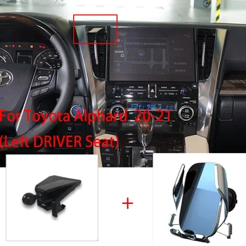 Держатель мобильного телефона для Toyota Alphard 2020 2021, Кронштейн для крепления на вентиляционное отверстие левого водительского сиденья, держатель телефона GPS в автомобильных аксессуарах