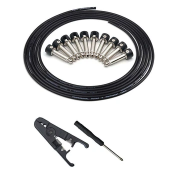Дизайн беспаянных разъемов Гитарный кабель Комплект накладных кабелей для гитарной педали своими руками