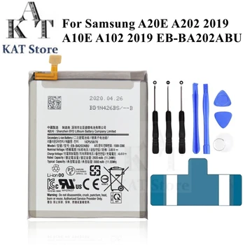 Литий-полимерный Аккумулятор Мобильного телефона Для Samsung A20E A202 A10E A102 2019 EB-BA202ABU 3000 мАч Замена запасных Частей