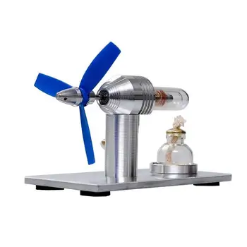 Модель двигателя Стирлинга, популяризация науки о физике пара, научный эксперимент, обучающая модель игрушек для выработки электроэнергии, сделай сам золото