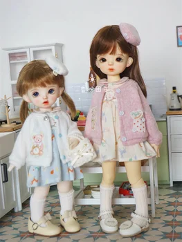 Кукольная одежда BJD для кукол 1/6, юбка, милый кардиган, носки, аксессуары для кукол, подарочная игрушка для девочек (за исключением кукол)