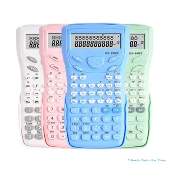 Портативный научный калькулятор, 12 цифр, широкоэкранный Многофункциональный инструмент для экзаменов, функция калькулятора для студентов, профессионалы