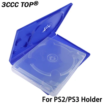 1 шт. чехол для CD-игры, защитная коробка для PS2, PS3, держатель игрового диска, коробка для хранения CD, DVD-дисков, пластиковый чехол