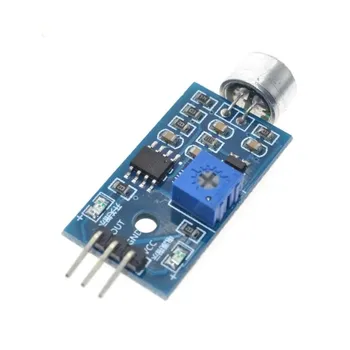 Модуль датчика обнаружения звука Звуковой датчик Интеллектуальное транспортное средство для Arduino Прямая поставка Оптом
