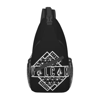Стильные Сумки-Слинги С Логотипом Volcoms Для Женского Рюкзака Через Плечо